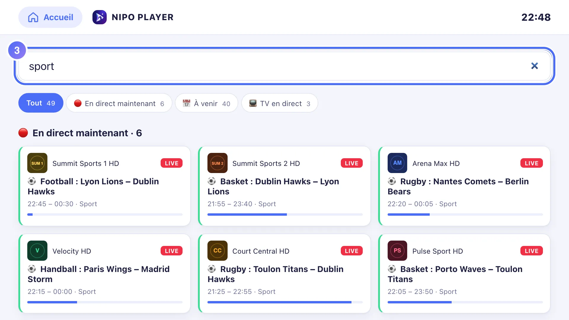 Résultats de recherche pour « sport »