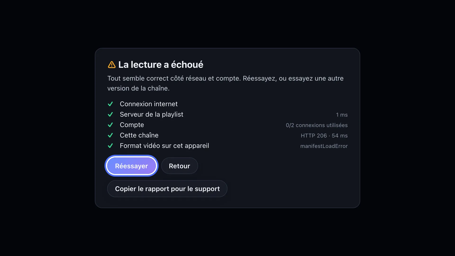 Lecteur, le programme rejoué depuis le début