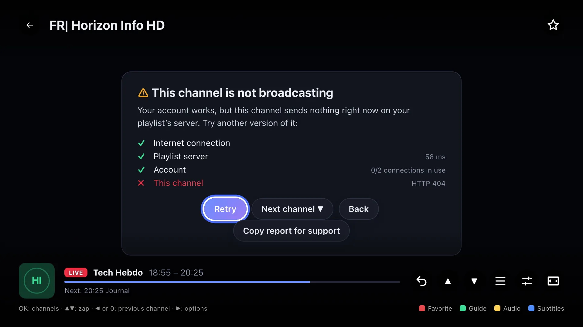 Fehlerbehebung bei der Wiedergabe in Nipo Player
